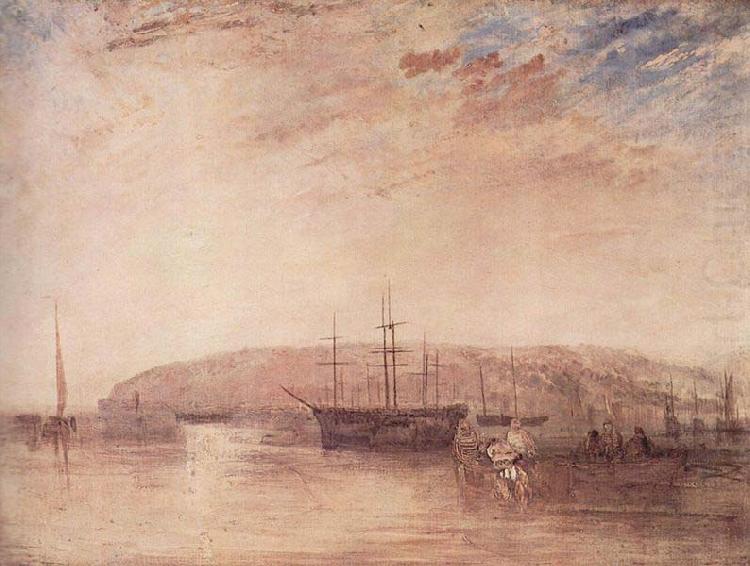 Joseph Mallord William Turner Schiffsverkehr vor der Landspitze von East Cowes china oil painting image